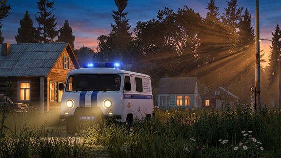 Спокойный вечер в деревне... был...