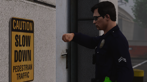 Knock knock, it's the law