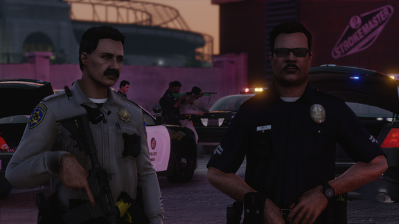 Different badges, united by the duty