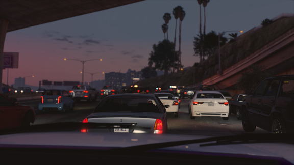 Stuck in LS Traffic
