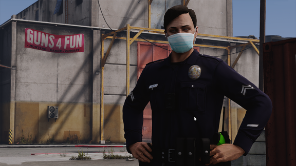 The mask is for the smell, but nothing masks the sight