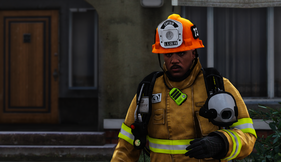Captain in action