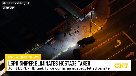 [CNT] LSPD SNIPER ELIMINATES HOSTAGE TAKER
