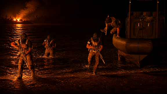 Forged in fire, they emerge from the darkness.