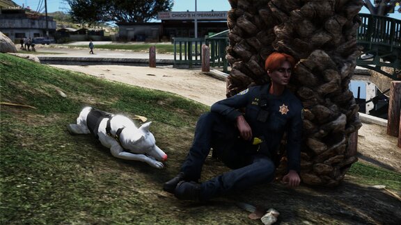 K-9 Unit at the Mirror Park
