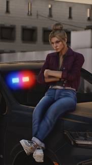 Arms Crossed on the Hood