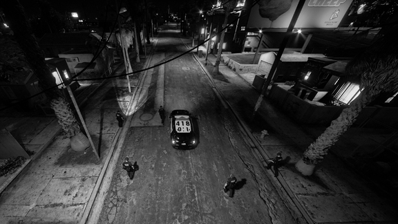 There's darkness in the distance (LSPD on Grove)
