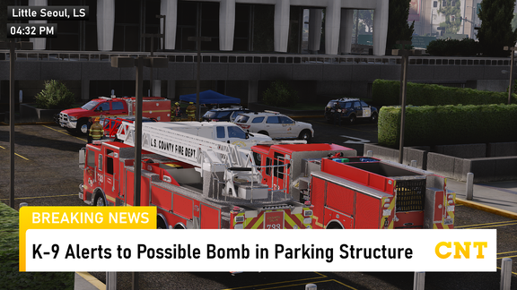[CNT] K-9 Alerts to Possible Bomb in Parking Structure