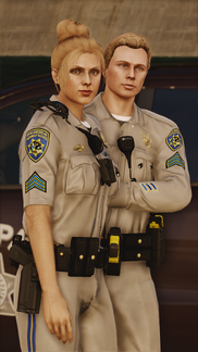 Two Shields in Gold