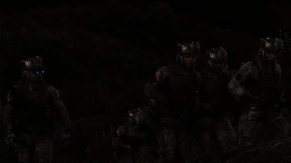 The night vision shows everything except a way out
